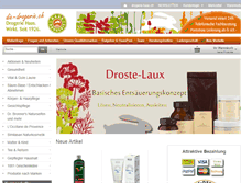 Tablet Screenshot of die-drogerie.ch